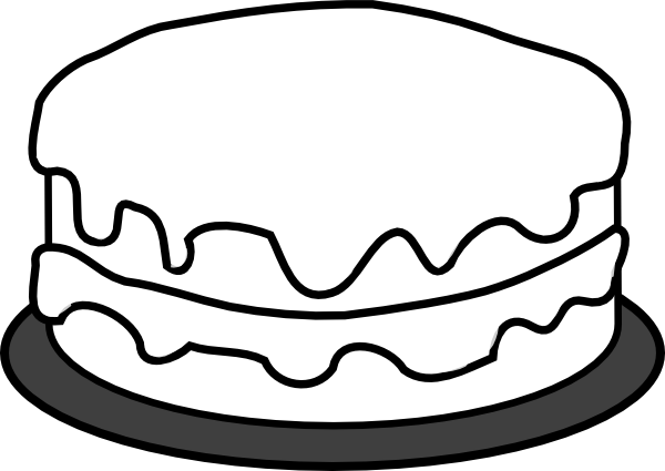 Birthday Cake Drawing  clipart free download