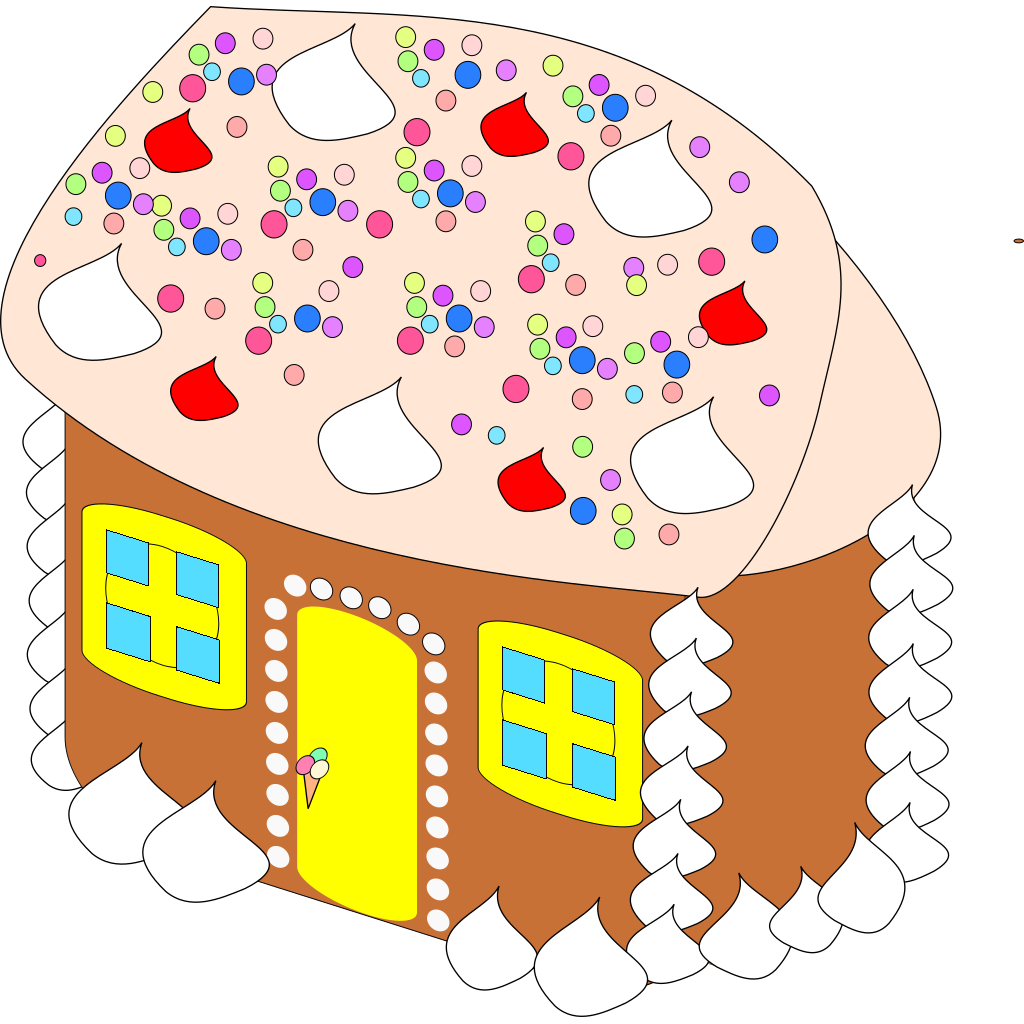 Edible Candy House Clipart clipart free download