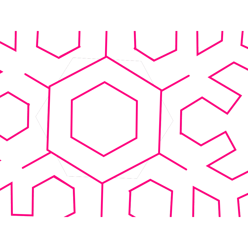 Abstract Snowflakes Pattern