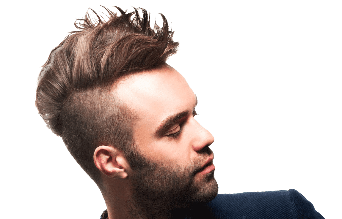 Beauty Transparent Haircut Man