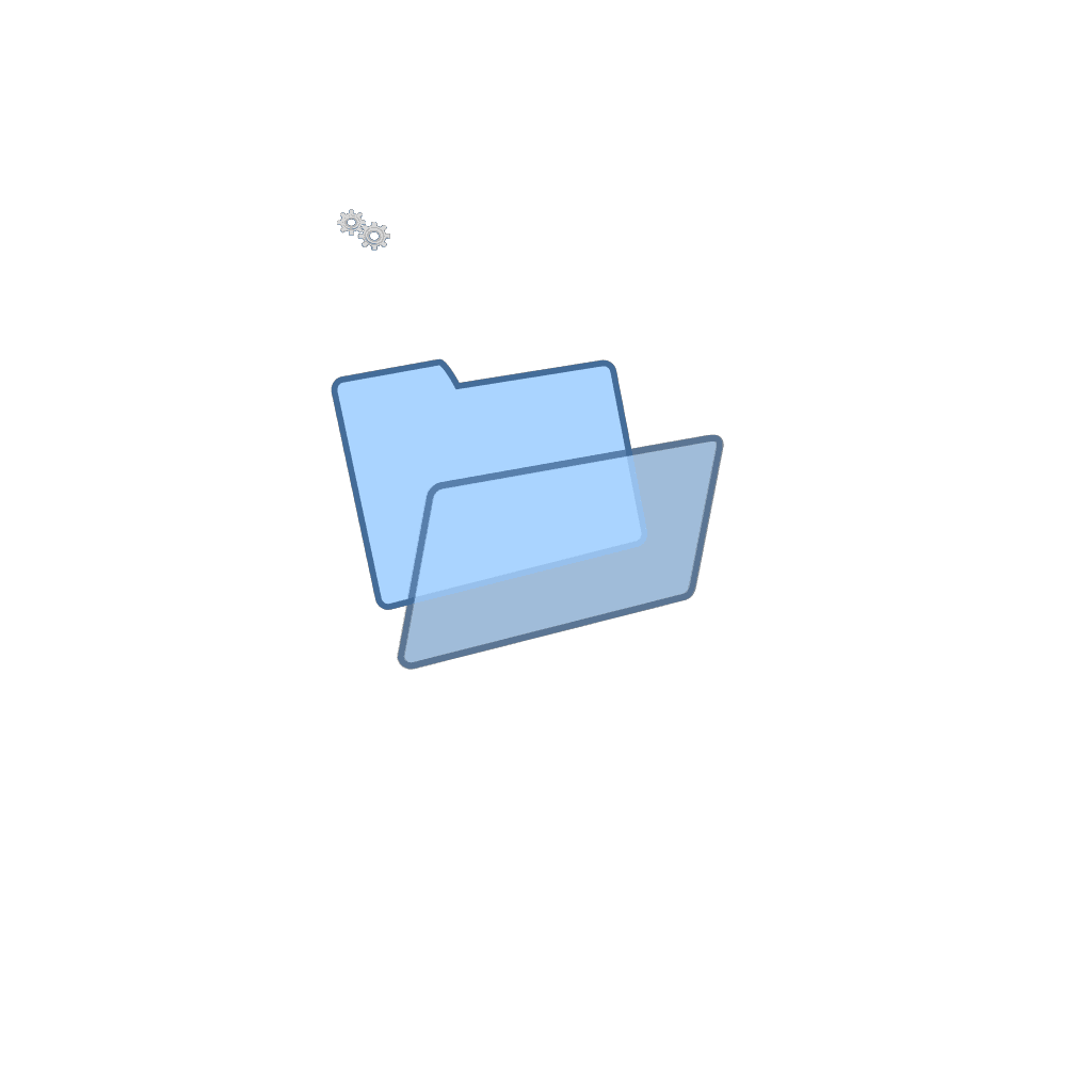 Blue Clipart Folder Icon