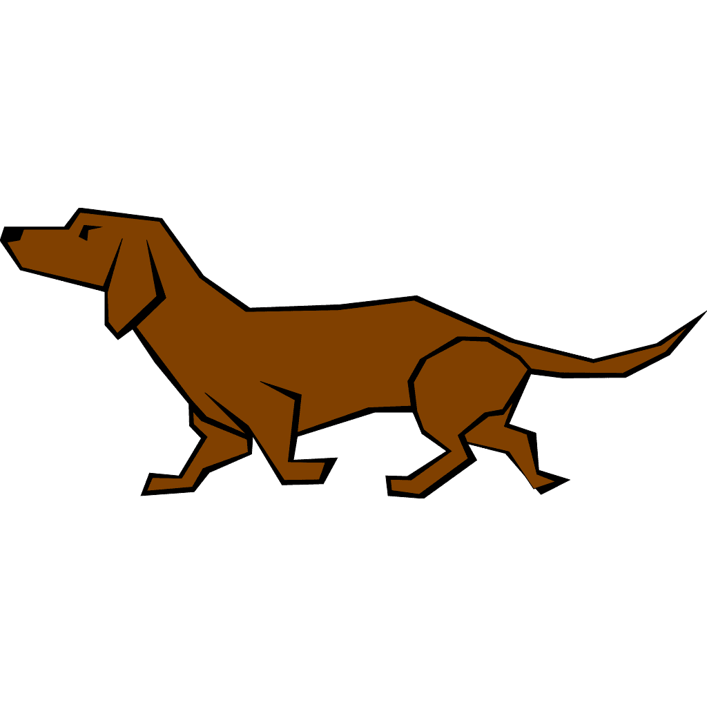 Brown Dog Drawing 