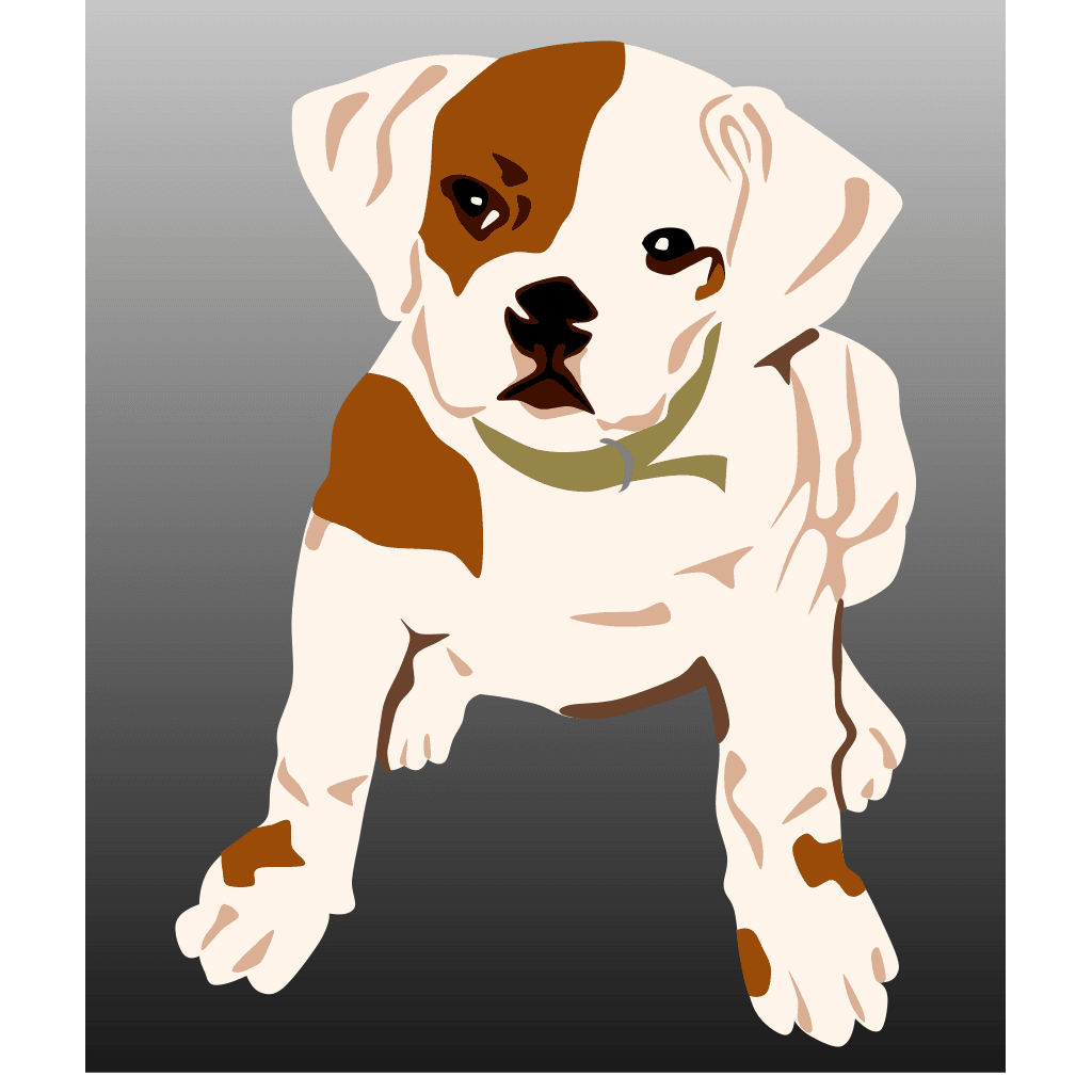 Bulldog Puppy Dog Clipart