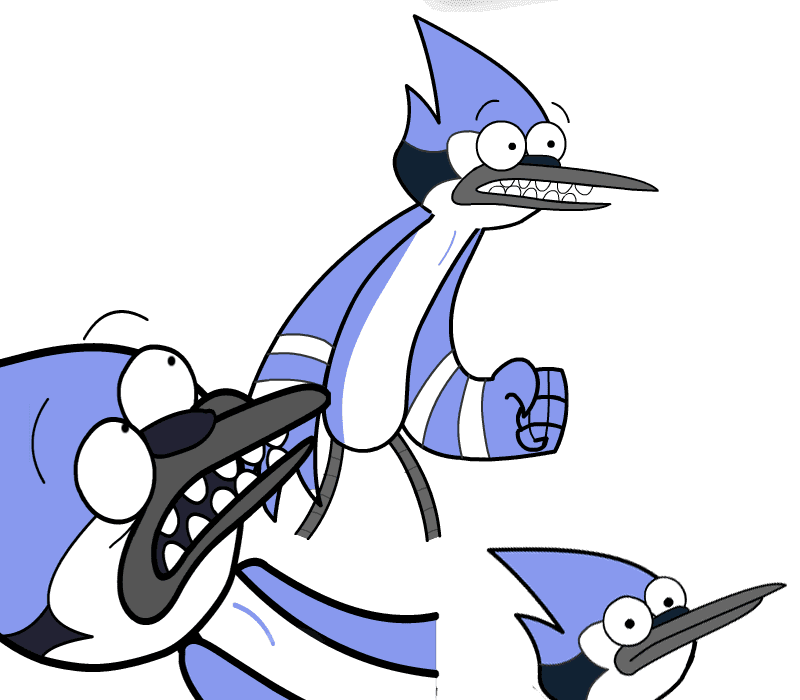 Cartoon Character Bluejay