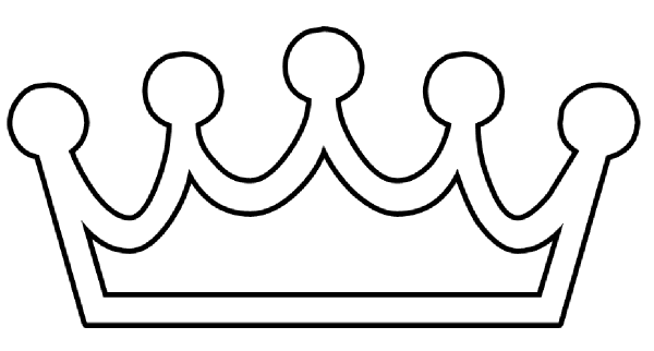 Crown Outline Drawing