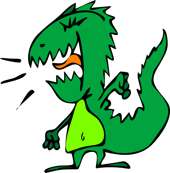 Dinosaur Animal Green Cartoon