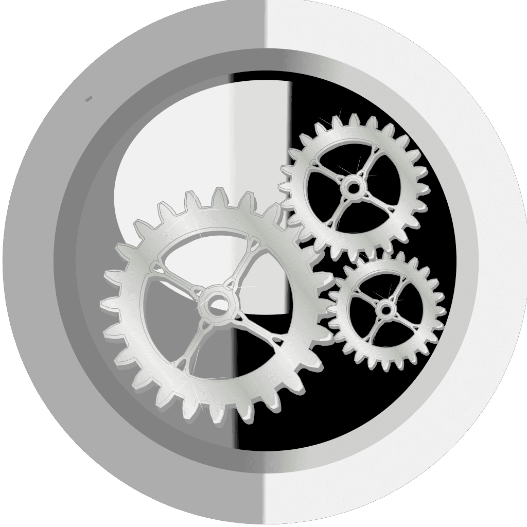 Gear Machine Icon Vector