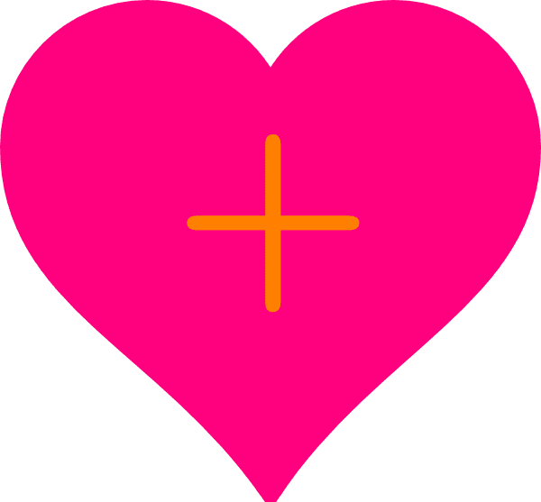 God Pink Heart Icon Plus