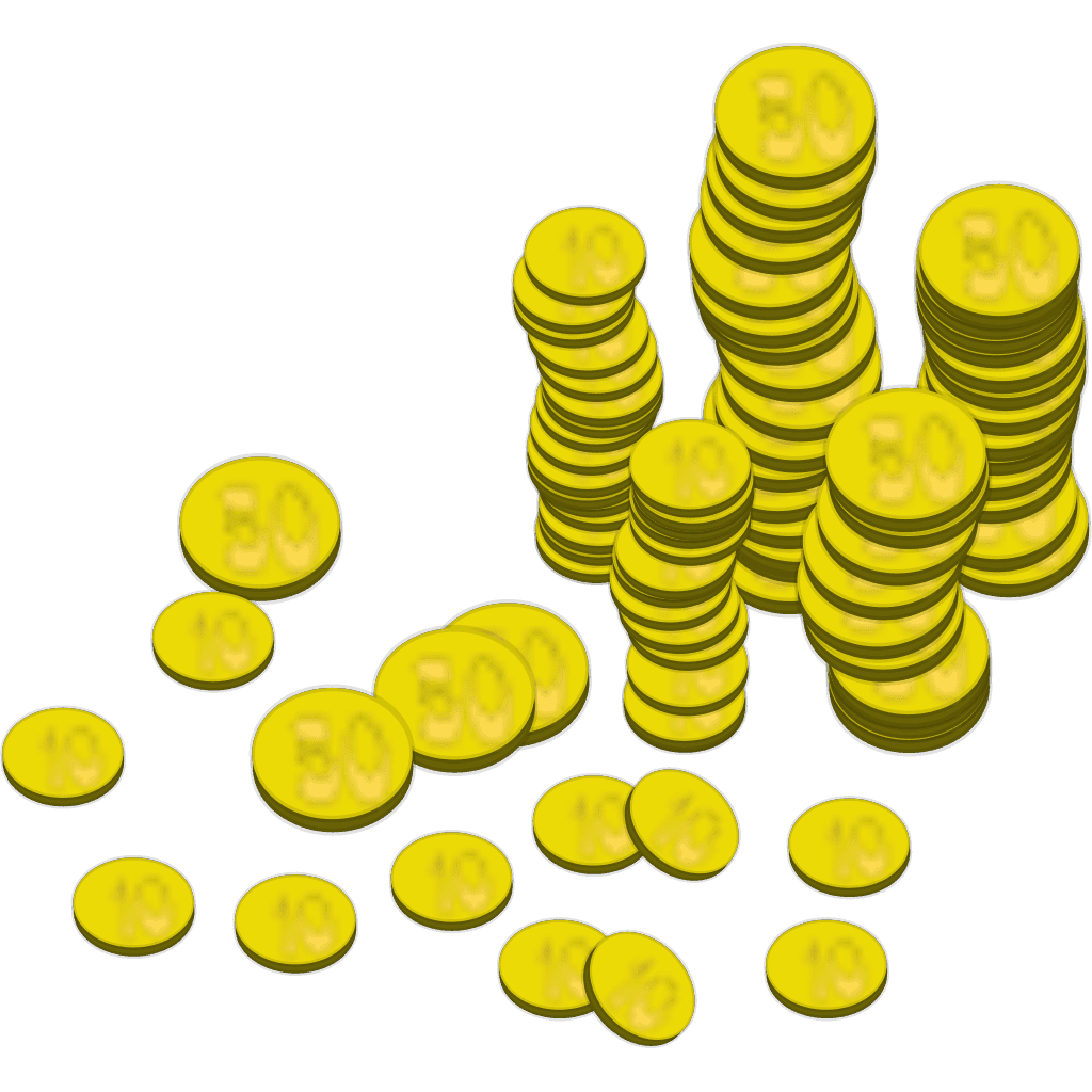 Gold Coins Money Transparent Clipart