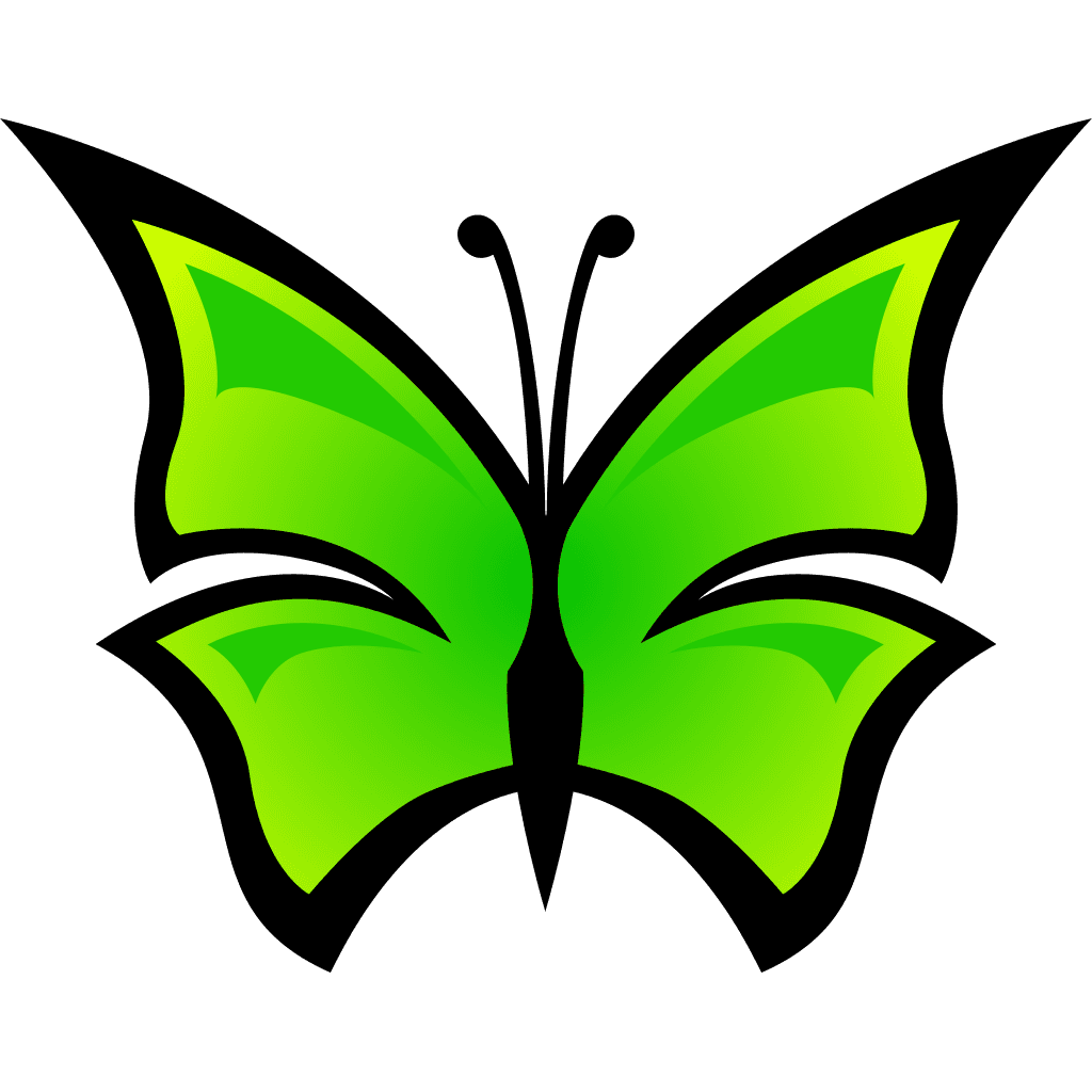 Green Butterfly Wings