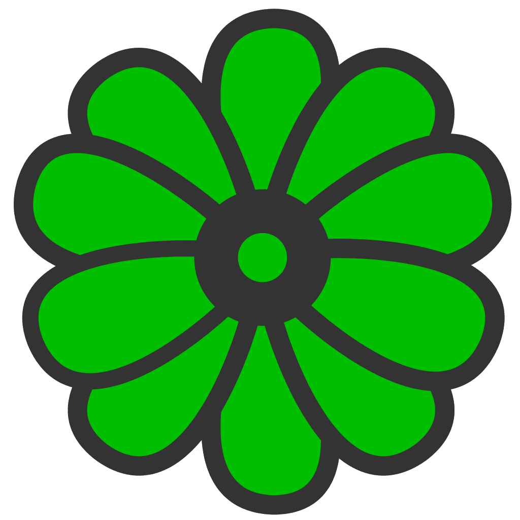 Green flower plant illustration