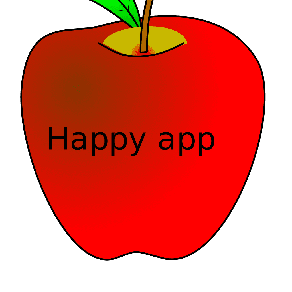 Happy Apple Icon