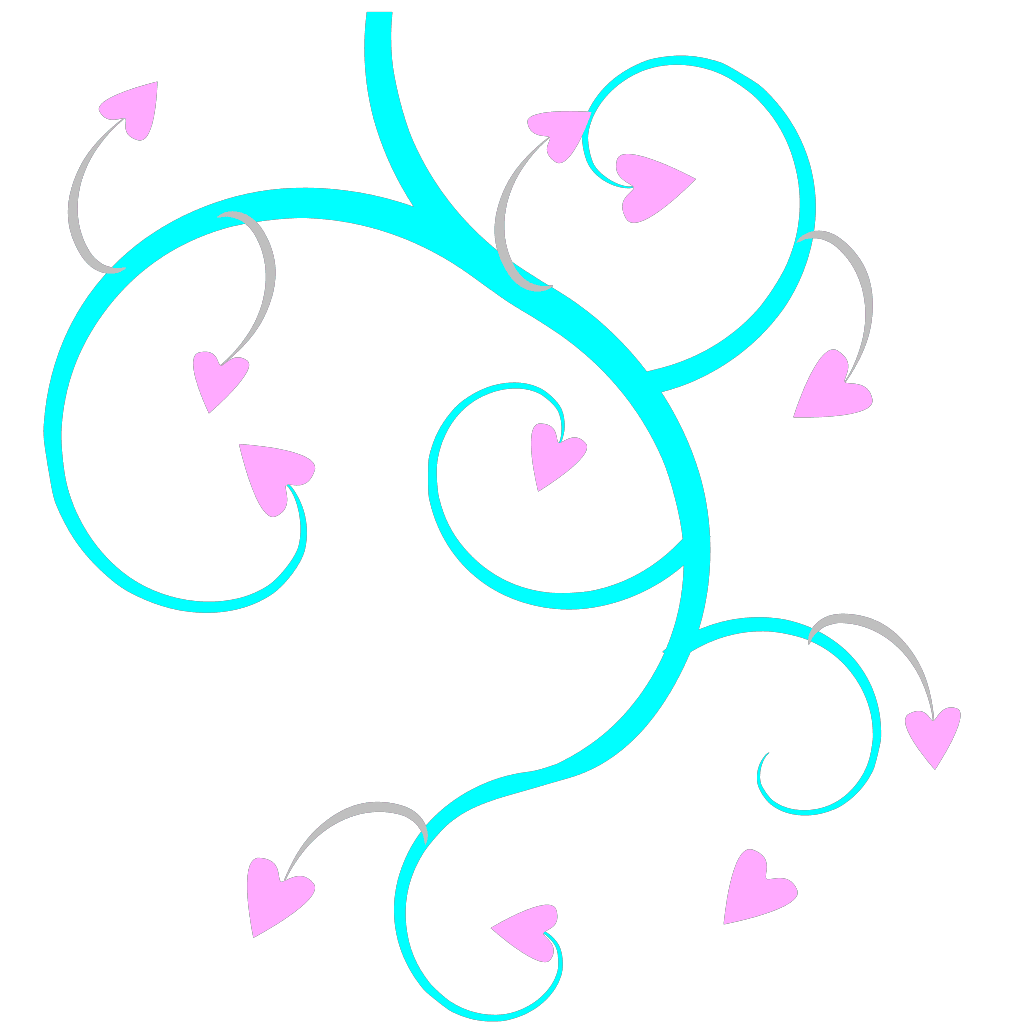 Heart Swirl Art Clipart