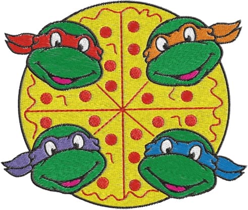 Ninja Santa Pizza Turtles