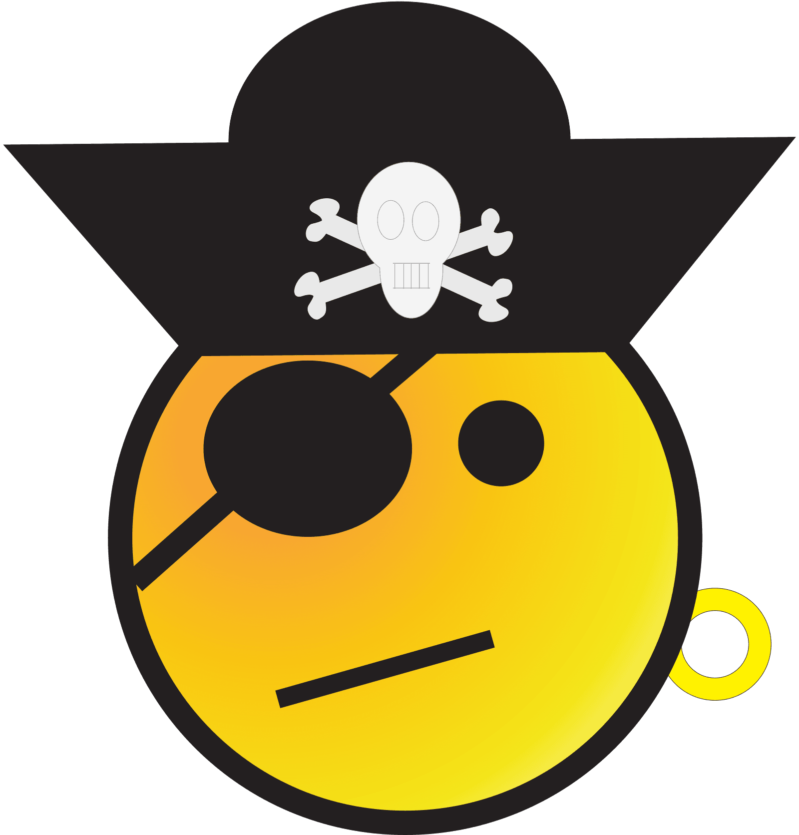 One Eyed Pirate Clipart