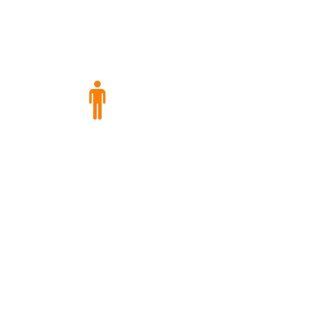 Orange Person Icon