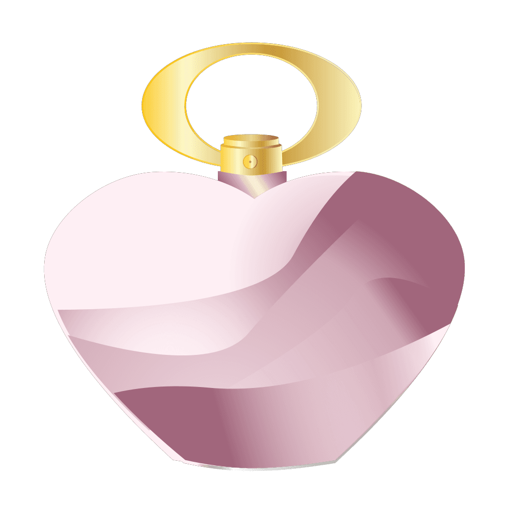 Pink Parfume Bottle Symbol