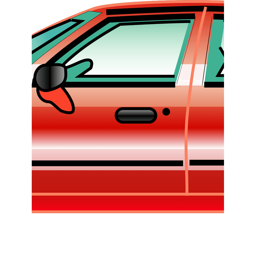 Red Car Cartoon Vector