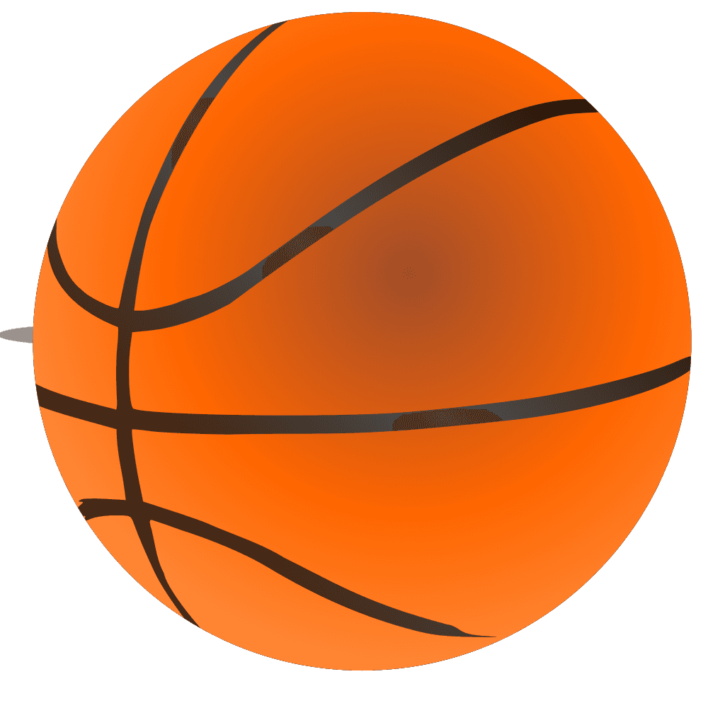 Sport Basketball Orange Graphic