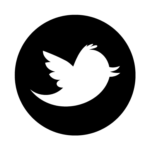 Twitter Black PNG Logo