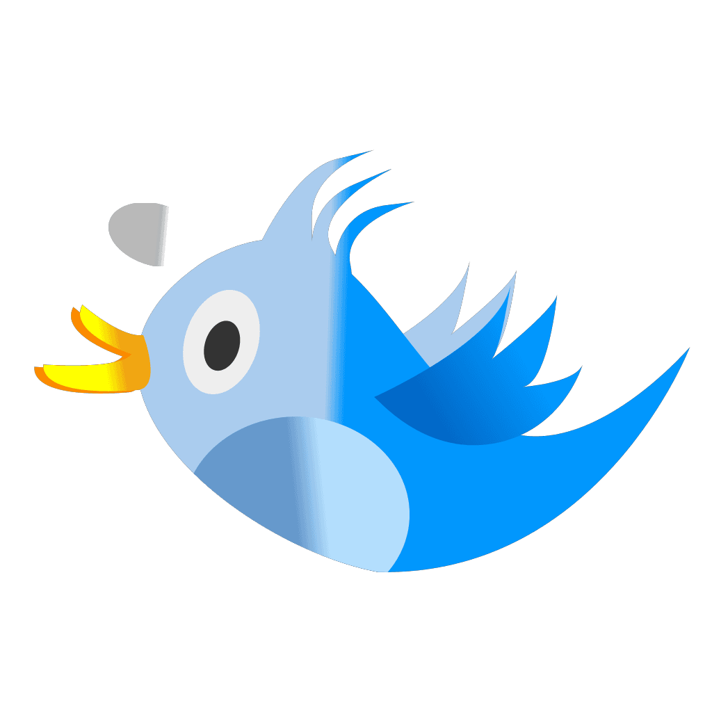 Twitter Blue Bird Clipart