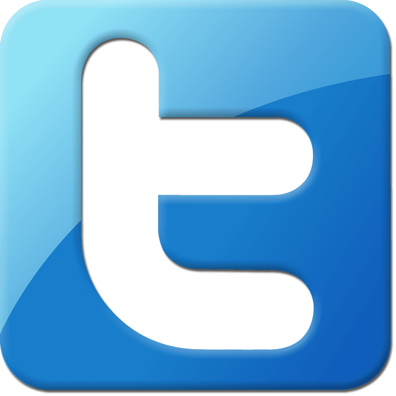 Twitter Glossy Logo