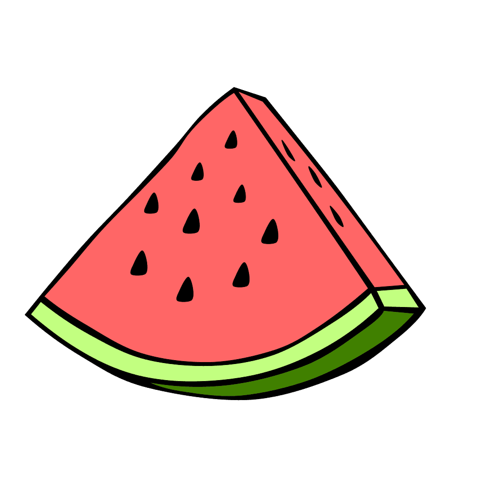 Watermelon Graphic Cartoon Fruit