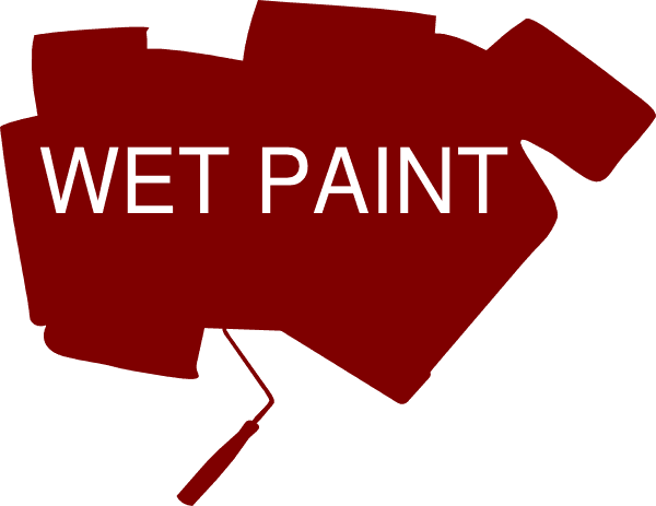 Wet Paint Sign