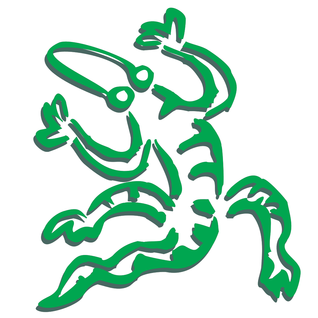 Abstract Alligator Green clipart preview