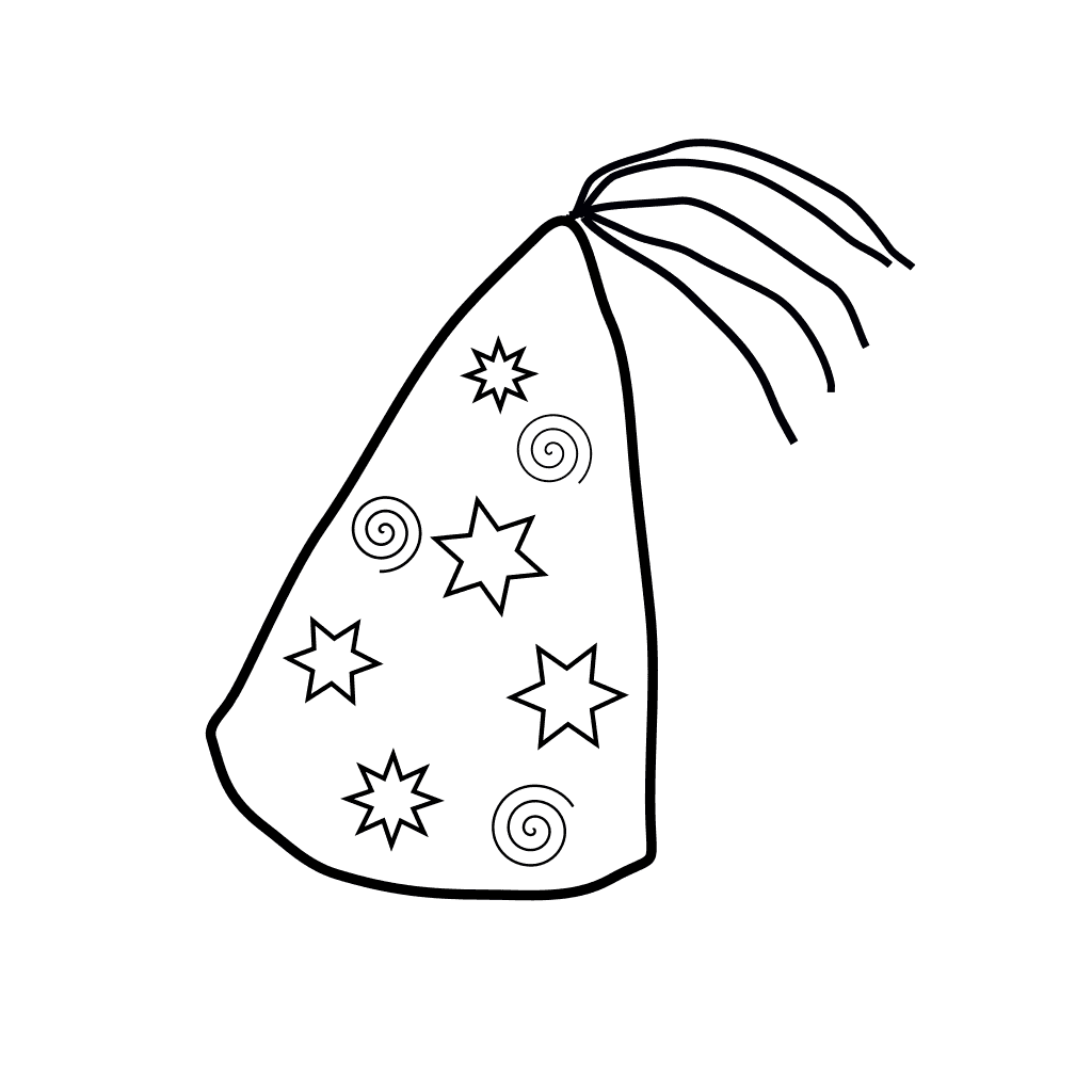 Abstract Party Hat clipart preview