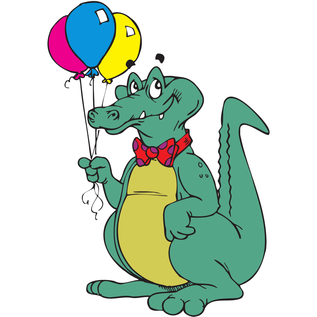 Alligator Balloons Cartoons clipart preview