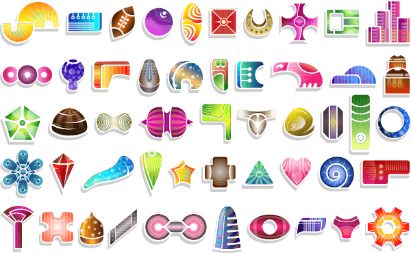 Amazing Shapes Collection Set clipart preview