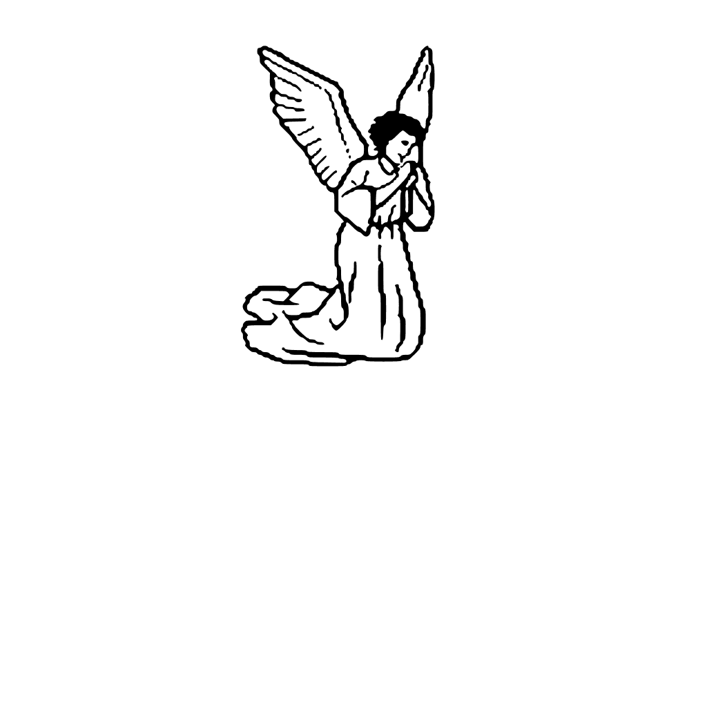 Angel Kneeling Drawing  clipart preview