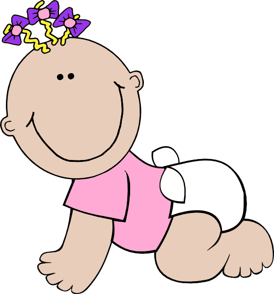 Baby Girl Sitting clipart preview