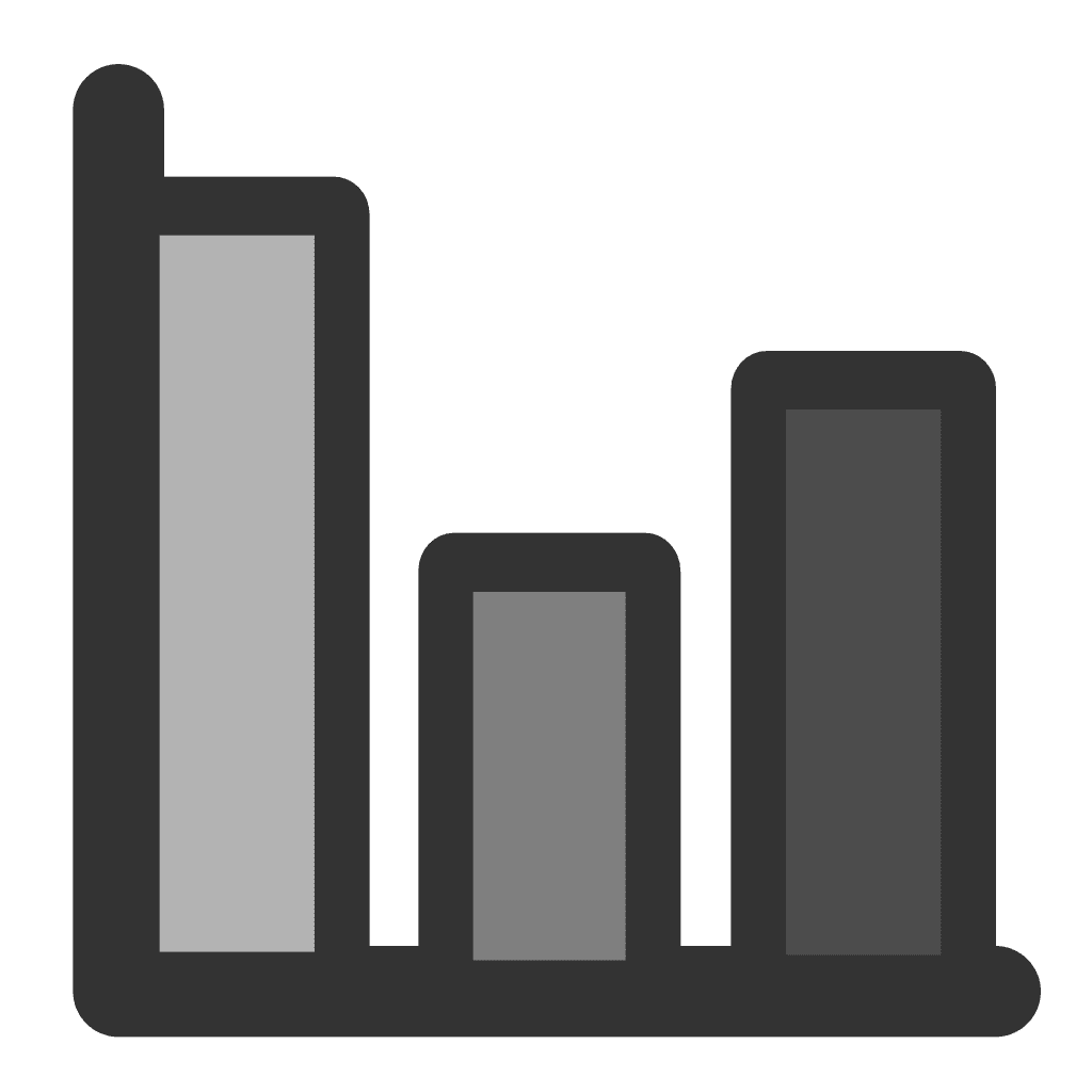 Bar Chart Glassy clipart preview