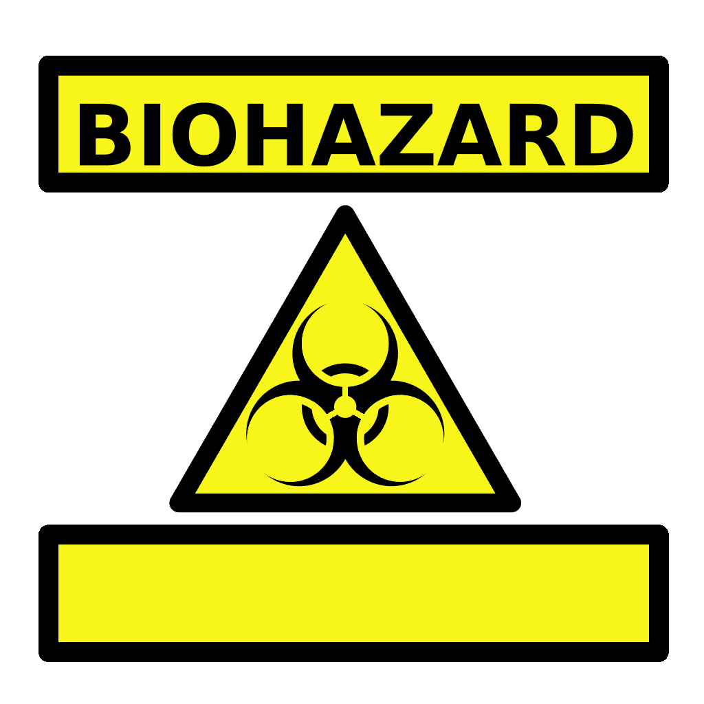 Biohazard Warning Sign  clipart preview