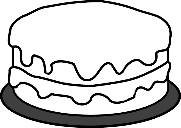 Birthday Cake Drawing  clipart preview