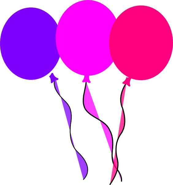 Birthday Party Balloons clipart preview