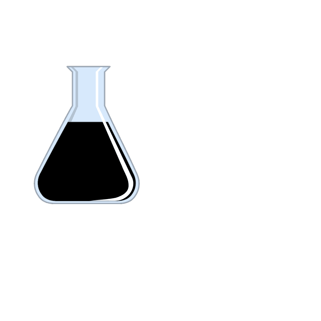 Black Chemistry Flask clipart preview