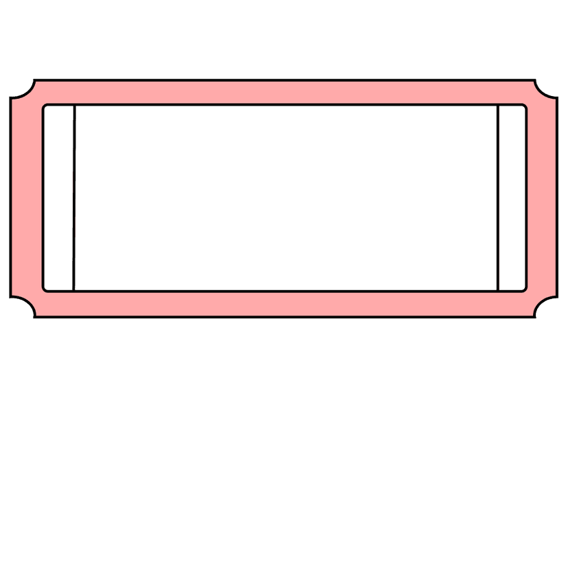 Blank Ticket Template Clipart clipart preview