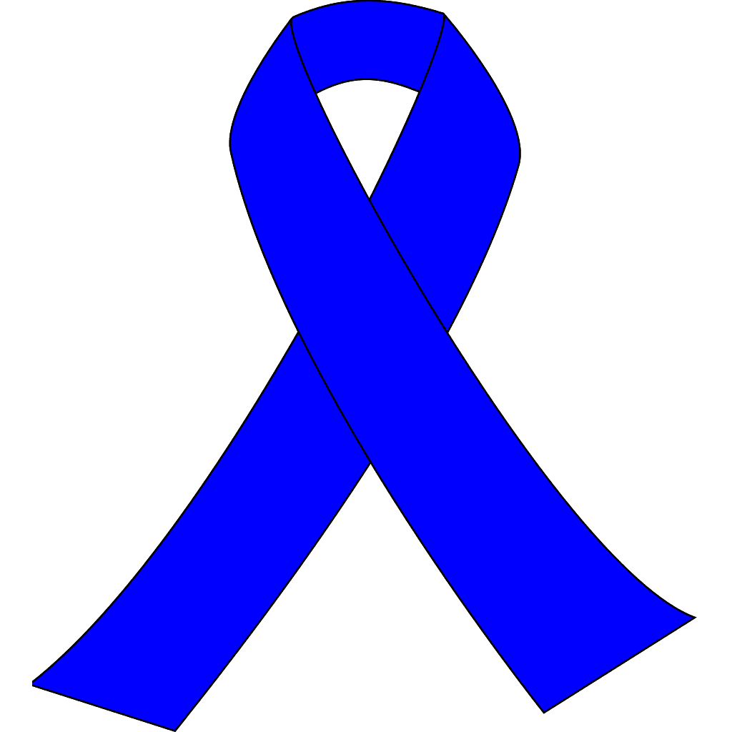 Blue Awareness Ribbon Png  clipart preview