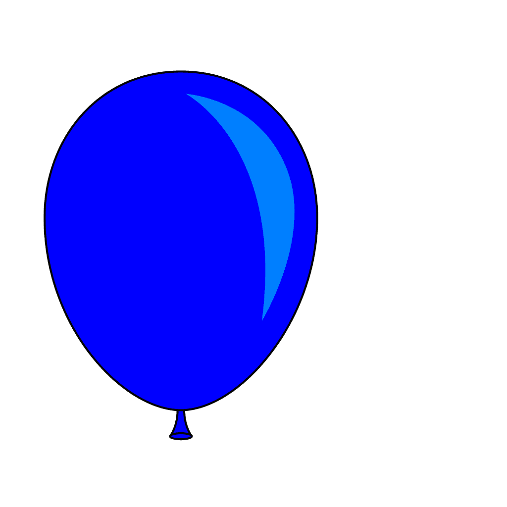 Blue Balloon Clipart clipart preview