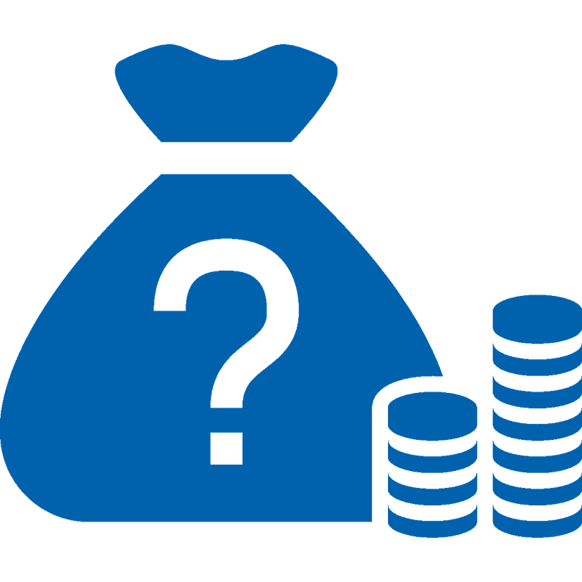 Blue Budget Icon clipart preview