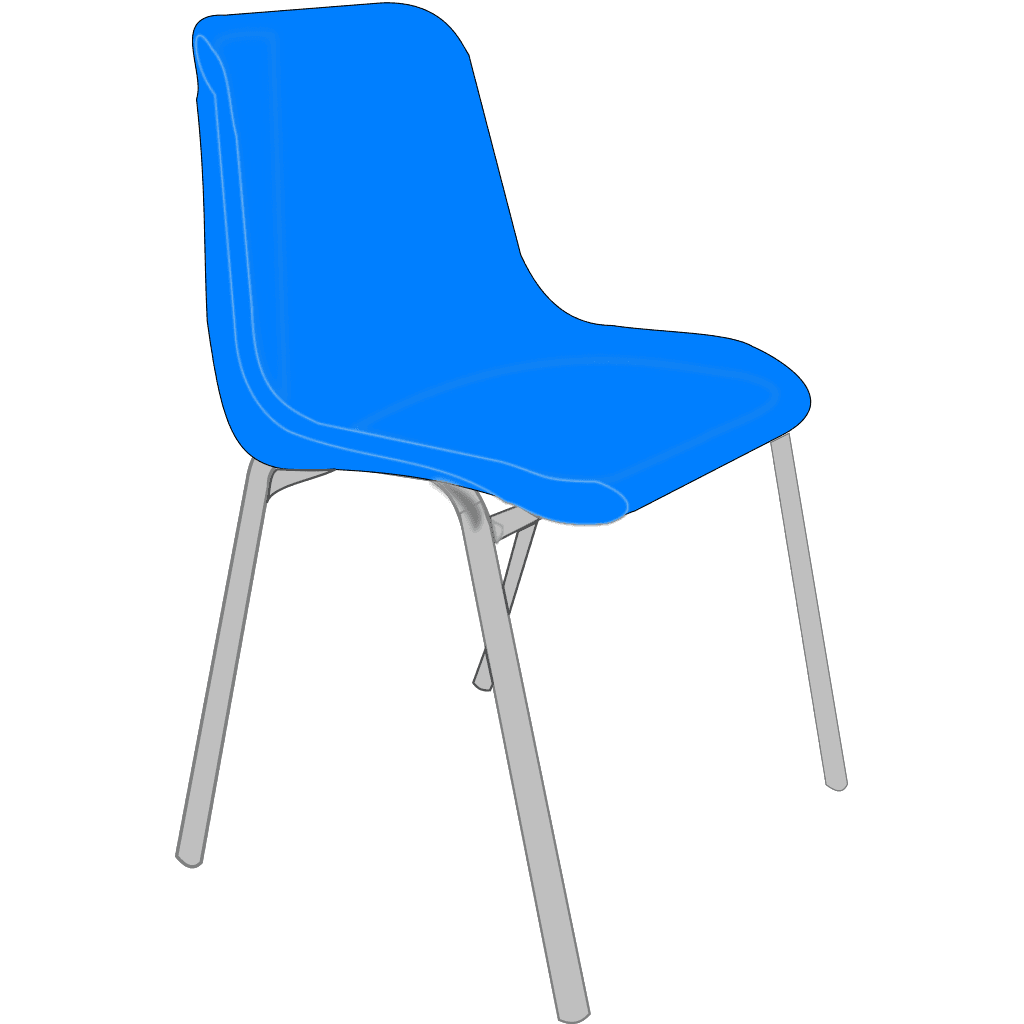 Blue Chair Icon clipart preview