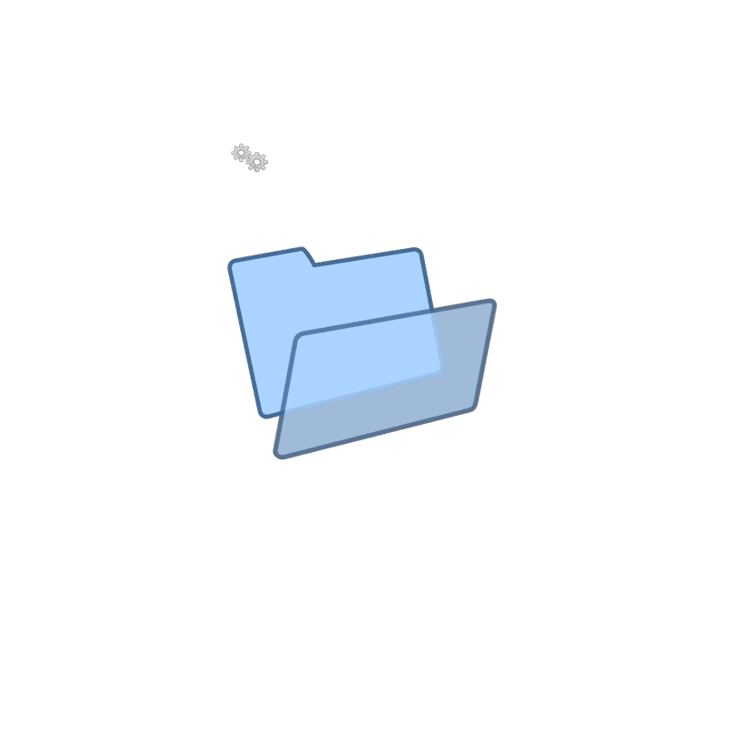 Blue Clipart Folder Icon clipart preview