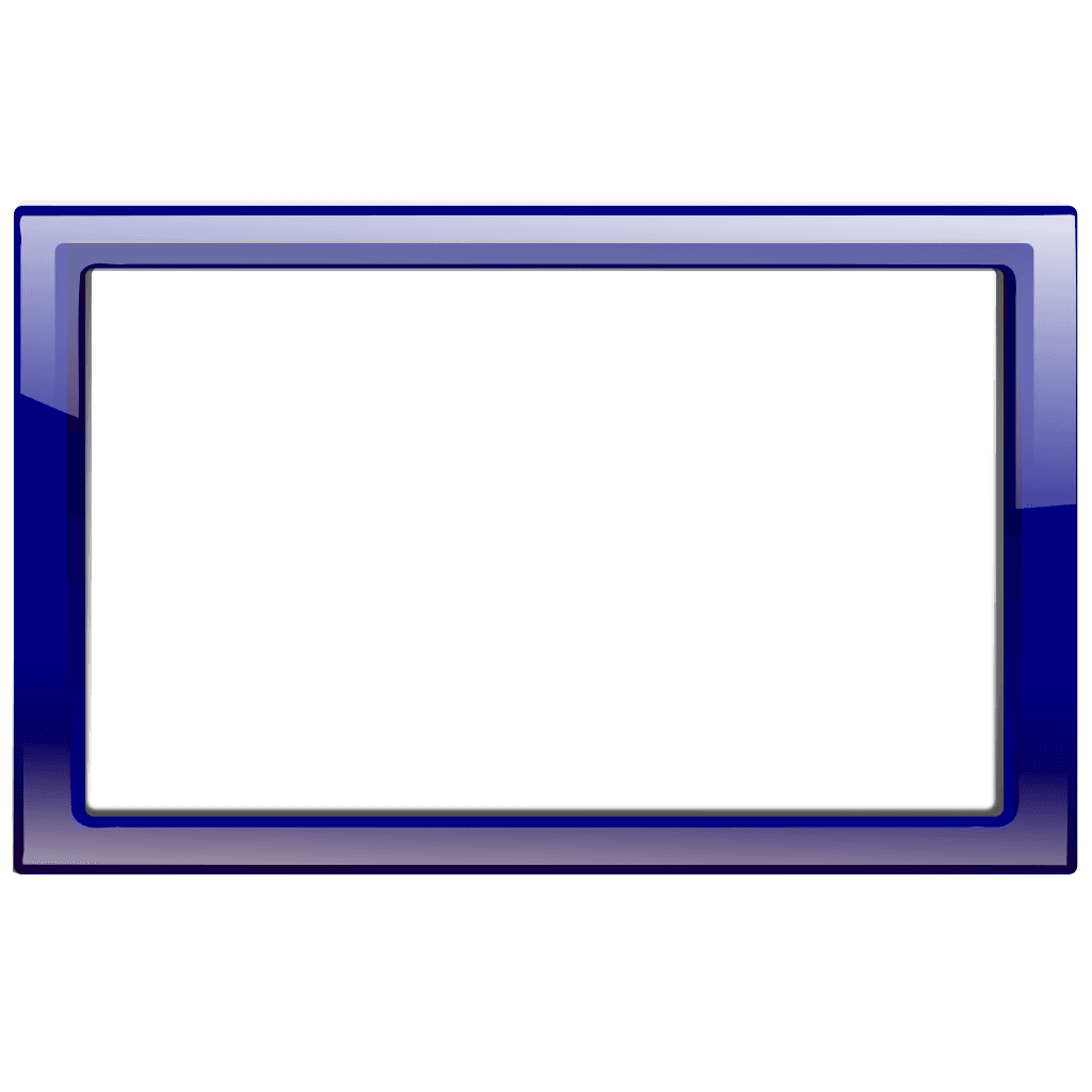 Blue Frame Outline clipart preview