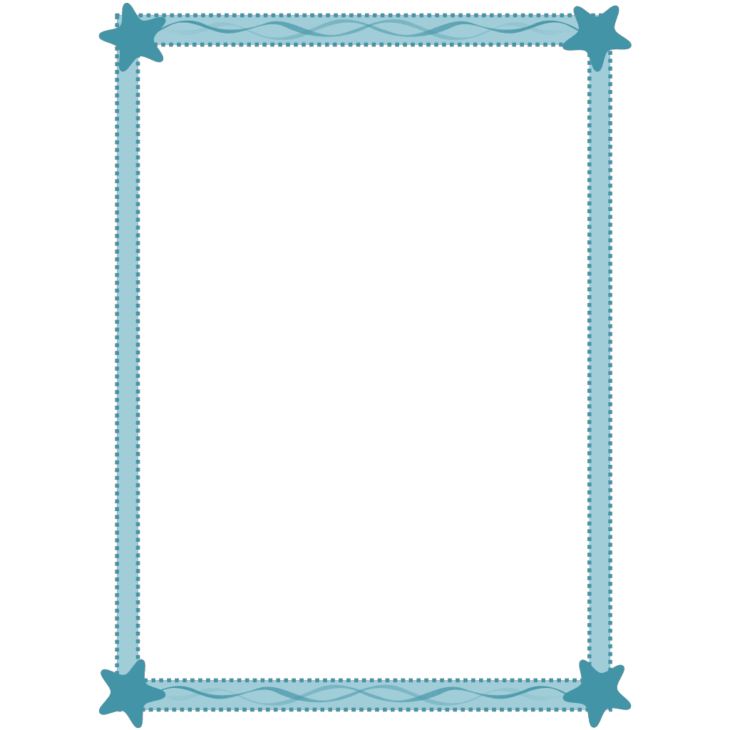 Blue Frame Outline clipart preview