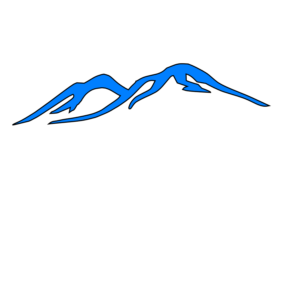 Blue Mountain Outline clipart preview