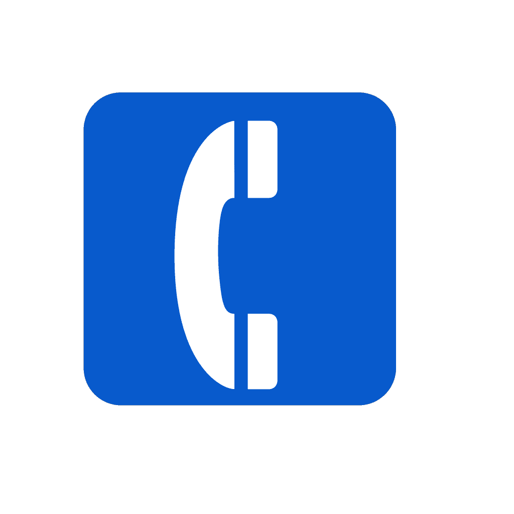 Blue Phone Symbol clipart preview