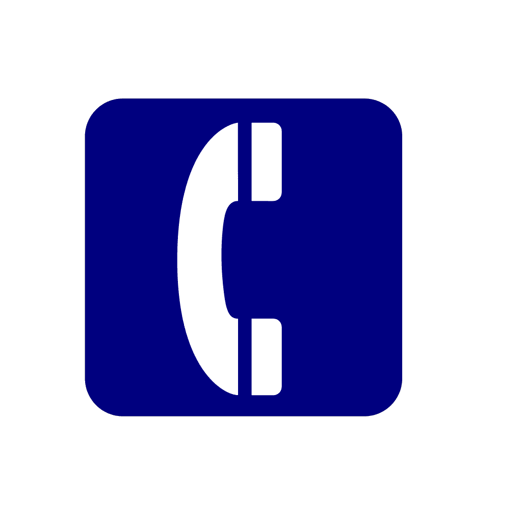 Blue Telephone Symbol clipart preview